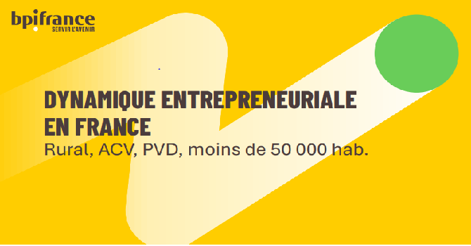 La dynamique entrepreneuriale au cœur des territoires