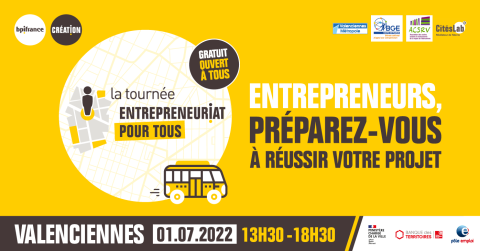 La tournée Entrepreneuriat pour Tous à Valenciennes