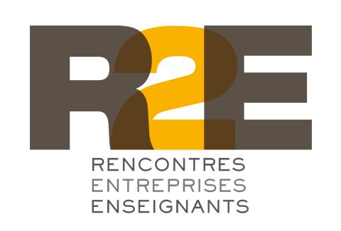 Logo des Rencontres Entreprises Enseignants (R2E)