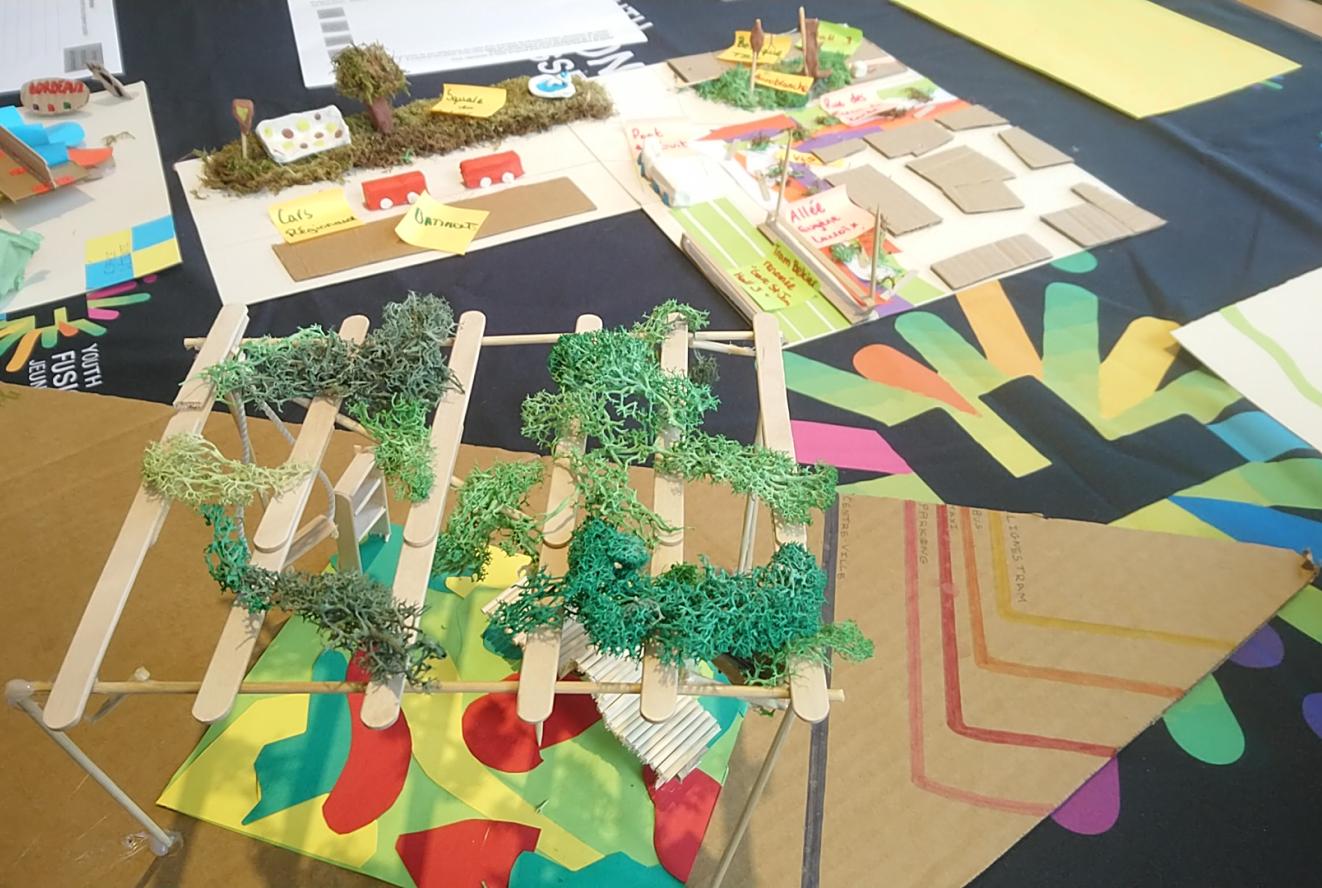 Une maquette réalisée dans le cadre du programme "Grande gare de Bordeaux"